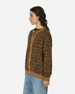 Leopard Cardigan Sweater Brown -Capo Perfetto Negozio Noah Clothing Cardigans LeopardCardiganSweaterBrown SW064SS24LPD 20240510124406 C 02