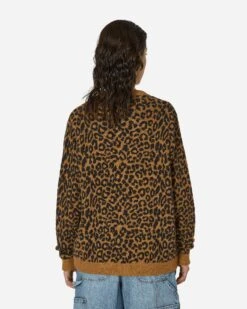 Leopard Cardigan Sweater Brown -Capo Perfetto Negozio Noah Clothing Cardigans LeopardCardiganSweaterBrown SW064SS24LPD 20240510125617 C 03