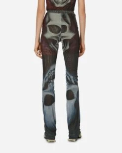 Mesh Pants Skull Print -Capo Perfetto Negozio Ottolinger Clothing Casual WmnsMeshPantsBlack 100522SKPRNT 20240131140034 03