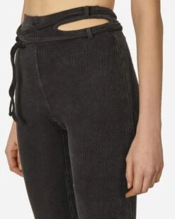 Rib Lounge Pants Black Wash -Capo Perfetto Negozio Ottolinger Clothing Casual WmnsRibLoungePantsBlack 407501BLAWAS 20240131130905 05