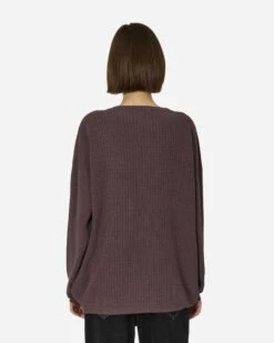 OUR LEGACY Popover Roundneck Sweater Mystic Plum 9 OUR LEGACY Popover Roundneck Sweater Mystic Plum -Capo Perfetto Negozio OurLegacy Clothing Sweaters PopoverRoundneckGrey M2243PRM001 20240418123735 C 03