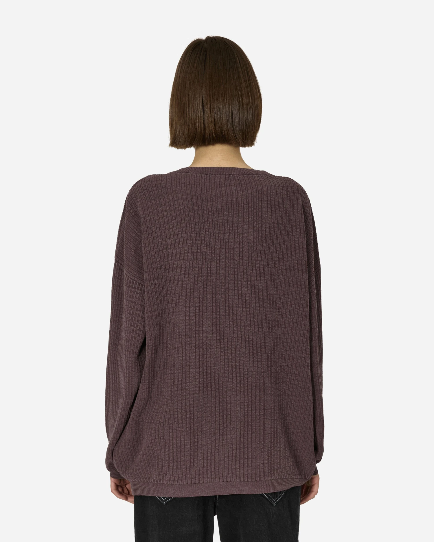 OUR LEGACY Popover Roundneck Sweater Mystic Plum 5 OUR LEGACY Popover Roundneck Sweater Mystic Plum - immagine 3