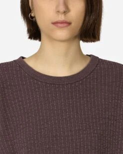 OUR LEGACY Popover Roundneck Sweater Mystic Plum 11 OUR LEGACY Popover Roundneck Sweater Mystic Plum -Capo Perfetto Negozio OurLegacy Clothing Sweaters PopoverRoundneckGrey M2243PRM001 20240418133639 C 05