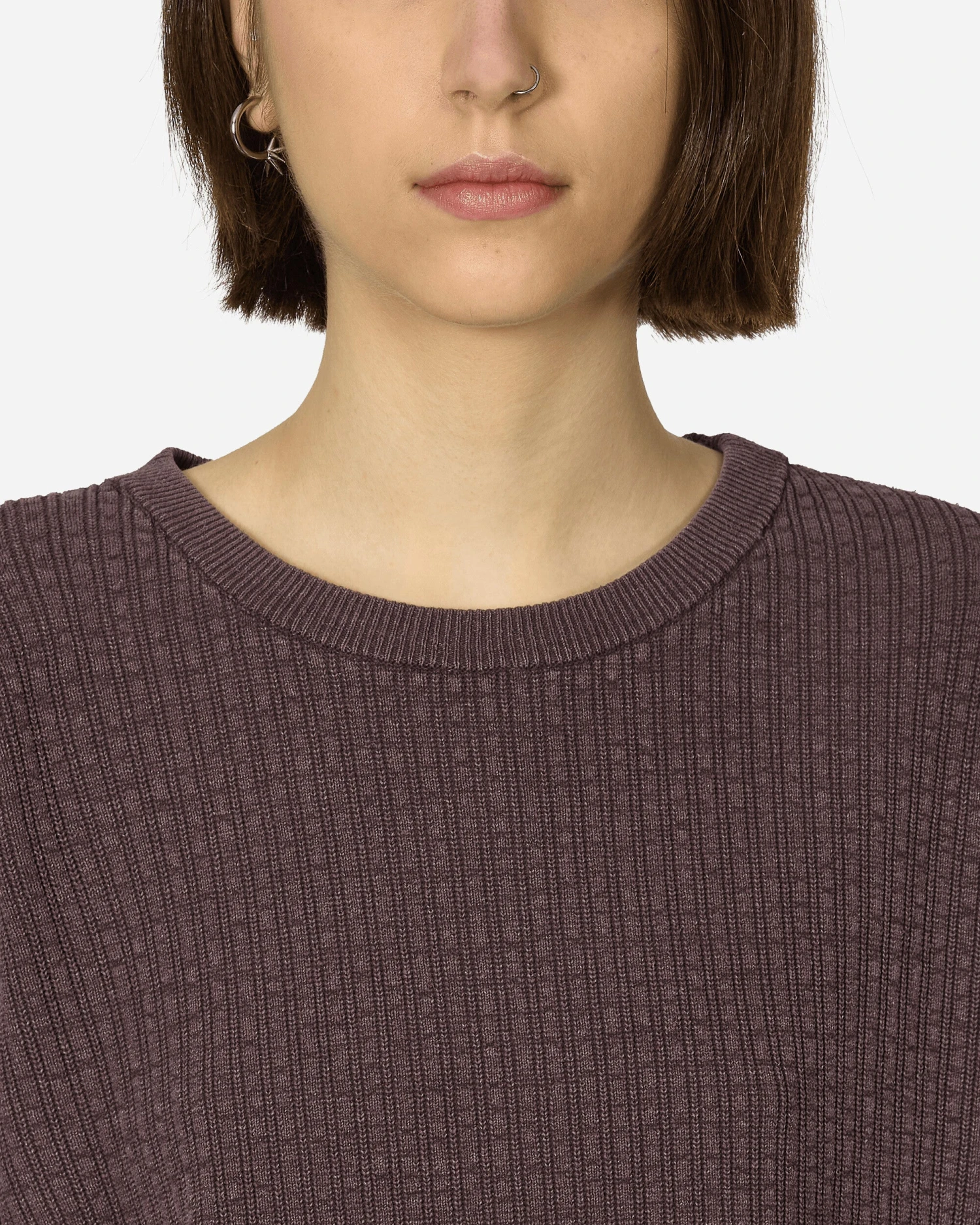 OUR LEGACY Popover Roundneck Sweater Mystic Plum 7 OUR LEGACY Popover Roundneck Sweater Mystic Plum - immagine 5