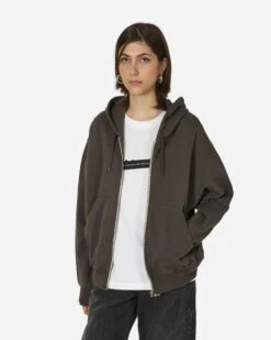 P-Zip Hoodie Charcoal