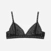 Studded Bra Black