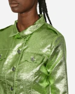 Cropped Moto Jacket Wasabi -Capo Perfetto Negozio Priscavera Clothing Jackets WmnsCroppedMotoJacketGreen 004051 170WA 20240223132506 05