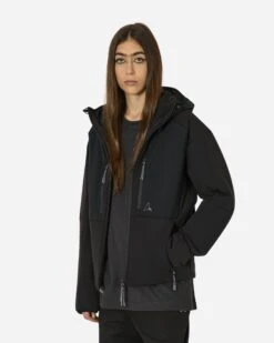 Synthetic Stretch Jacket Black