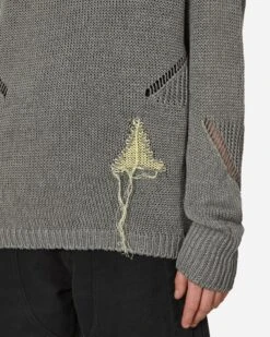 Hemp Crewneck Sweater Grey -Capo Perfetto Negozio ROA Clothing Sweaters HempCrewneckBrown RBMW076YA01GRY0001 20240315142254 C 05