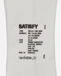 Merino Tube Socks White 10 Merino Tube Socks White -Capo Perfetto Negozio Satisfy Clothing Socks MerinoTubeSocksWhite 5111WH 20240212112028 03