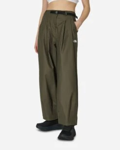 The North Face Pleated Casual Pants New Taupe Green