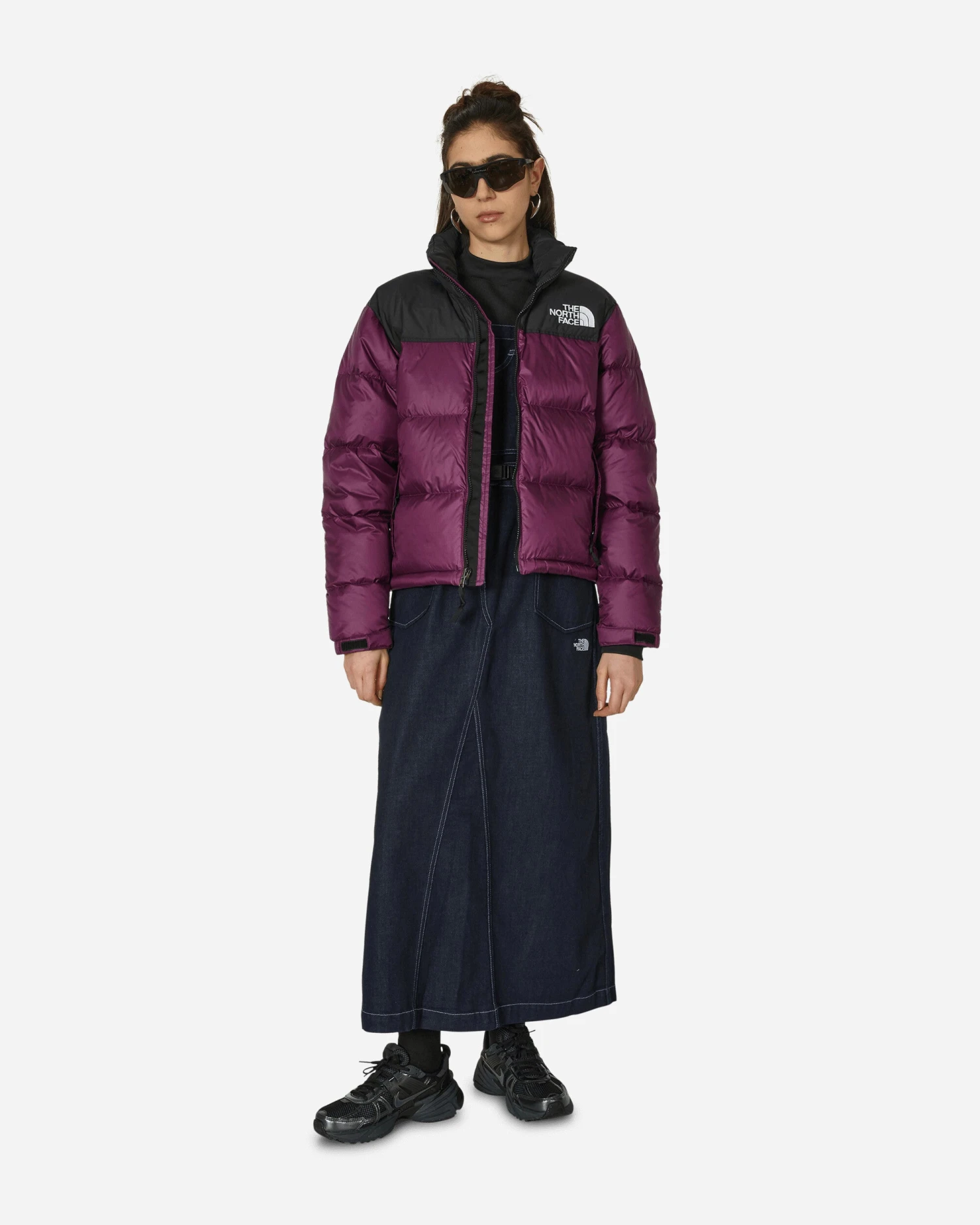The North Face 1996 Retro Nuptse Jacket Black / Currant Purple 6 The North Face 1996 Retro Nuptse Jacket Black / Currant Purple - immagine 4