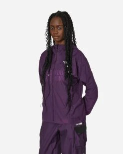 UNDERCOVER Soukuu Trail Run Packable Wind Jacket Purple Pennant