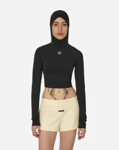 ADIDAS Fear Of God Athletics Crop Hoodie Black
