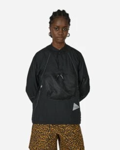 Breath Rip Pullover Jacket Black